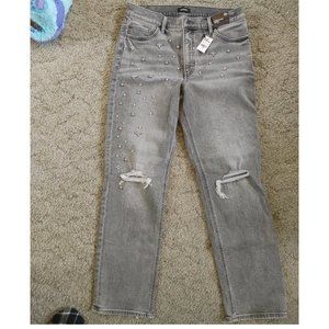Express sz 12 embellished denim